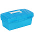 Ящик 28.5х15.5х12.5 см, пластик, Profbox, пластиковый замок, голубой, 610706 - фото 6