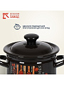 Кастрюля эмалированная сталь, 2 л, крышка сталь, с декором, цилиндрическая, Керченский металлургический завод, Карри, 41704-102/6-У4 - фото 14