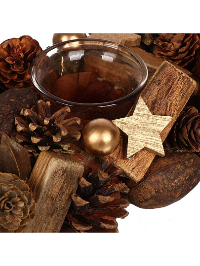 Подсвечник 3 свечи, 41 см, для свечи до 7 см, SYSGZSB-4623074