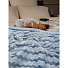 Плед 1.5-спальный, 150х200 см, фланель жаккард, 100% полиэстер, Texrepublic, LTBL1 033, синий, 92569 - фото 6