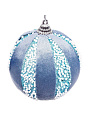 Елочный шар голубой, 8 см, SYPMQA-102103