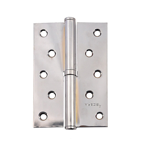 Петля врезная для деревянных дверей, Apecs, 120х80х3 мм, левая, B-Steel-CRL, 13717, с подшипником, хром