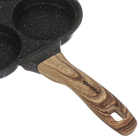 Сковорода для оладий алюминий, 19 см, антипригарное покрытие, Appetite, Nordic Stone, индукция, 550002094