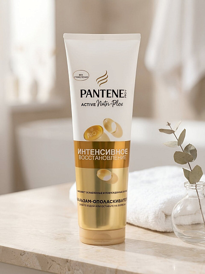 Бальзам-ополаскиватель для сухих и поврежденных волос, Pantene Pro-V, Интенсивное восстановление, 275 мл