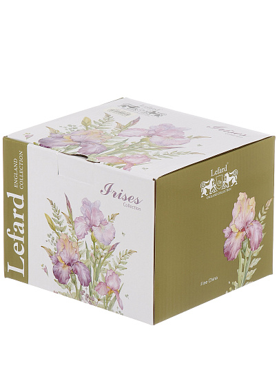 Набор чайный фарфор, 4 предмета, на 2 персоны, 275 мл, Lefard, Irises, 590-480, подарочная упаковка
