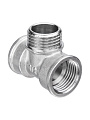 Тройник 1/2&amp;quot;, г-ш-г, латунь, AquaLink