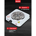 Плита электрическая Rion, 1000 Вт, 1 конфорка, спираль, эмаль, механическая, переключатель поворотный, белая - фото 11