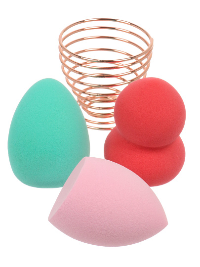 Набор спонжей для макияжа, с держателем, Y4-11512