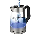 Чайник электрический Polaris, PWK 1725CGLD WIFI IQ Home, 1.7 л, 2200 Вт, скрытый нагревательный элемент, стекло