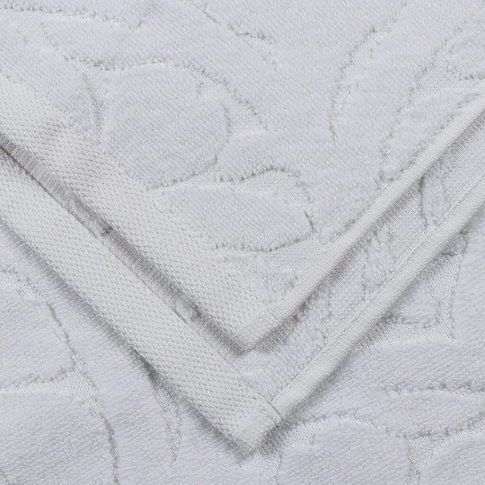 Полотенце банное 50х90 см, 100% хлопок, 420 г/м2, Frida Beyaz, TAC, белое, 1819, Турция