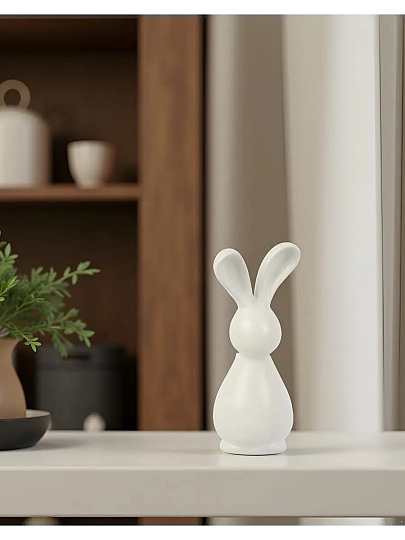 Фигурка декоративная керамика, Кролик, 9х7.5х19.5 см, Y4-9108