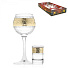 Набор для спиртного 12 предметов, стекло, бокал для вина 280 мл 6 шт, стопка 50 мл 6 шт, Glasstar, Версаль, GN3_1688_22 - фото 2