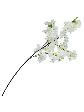 Цветок искусственный декоративный Яблоневый цвет, 100 см, белый, Y4-7925