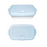 Контейнер пищевой пластик, 0.9 л, голубой, прямоугольный, Violet, Push, 4920933 - фото 2