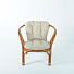Мебель садовая Багама 01/16 NEW К (стол, диван, кресло 2 шт), цвет коньяк с подушками из рогожки - фото 5