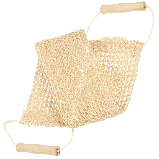 Мочалка банная пояс, сизаль, жесткая, Beauty Format, 45590-4004