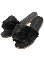 Тапки для женщин, черные, р. 38-39, Madlen