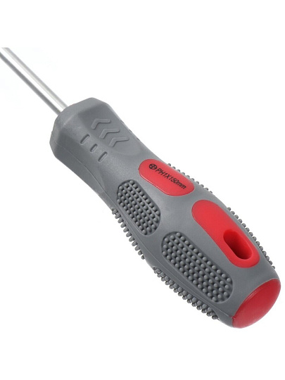 Отвертка крестовая, Bartex, PH1, 1х150 мм, антискользящая двухкомпонентная, CrV сталь, K0029N