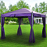 Шатер с москитной сеткой, фиолетовый, 3х3х2.75 м, четырехугольный, с боковыми шторками, Green Days, YTDU157-19-3640 - фото 5