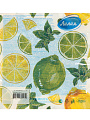 Салфетки Лилия, Мохито, 20 шт, 2 слоя, 33х33 см, 2470 - фото 5