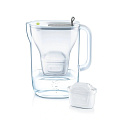 Фильтр-кувшин Brita, Style MX+ Led, для холодной воды, 2.4 л, серый, 1021905