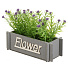 Ящик садовый Флауэр, 15х8х20 см, декоративный, цветы в асс, Y4-5493, в ассортименте - фото 2