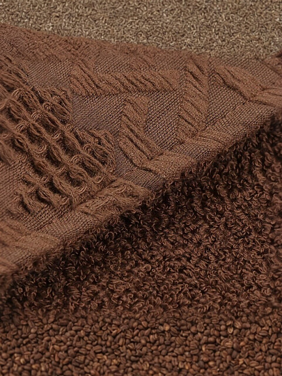 Халат мужской, махровый, 100% хлопок, коричневый, L-XL, 48-50, Barkas, Aria, AI-1905026