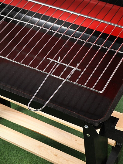 Мангал 830х330х365 мм, 1 мм, гриль, сталь, T2022-7066