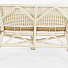 Мебель садовая Пеланги, белая, стол, 58 см, 2 кресла, 1 диван, подушка бежевая, 95 кг, 02/15 White - фото 10