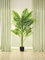 Цветок искусственный декоративный Пальма, в кашпо, 140 см, Y4-8803