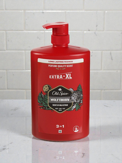 Гель для душа и шампунь Old Spice, Wolfthorn, для мужчин, 1 л, 3 в 1
