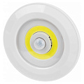 Фонарь Эра, SB-804, пластик, с датчиком движения, пушлайт, 3W COB 3хAAA, Б0054039
