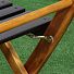 Мебель садовая Green Days, Дуэт Wood, черная, стол, 60х60х74 см, 2 стула, 120 кг, BS-DT01 - фото 7