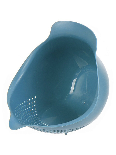 Дуршлаг пластик, 18х17 см, синий, Y4-6473