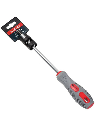 Отвертка крестовая, Bartex, PH3, 3х150 мм, антискользящая двухкомпонентная, CrV сталь, K0029N