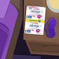 Прокладки женские Always, Ultra Sensitive, Night Duo, ночные, 14 шт, ультратонкие - фото 8
