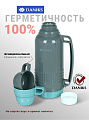 Термос пластик, 1.8 л, Daniks, колба стекло, серый, CA-180 - фото 3