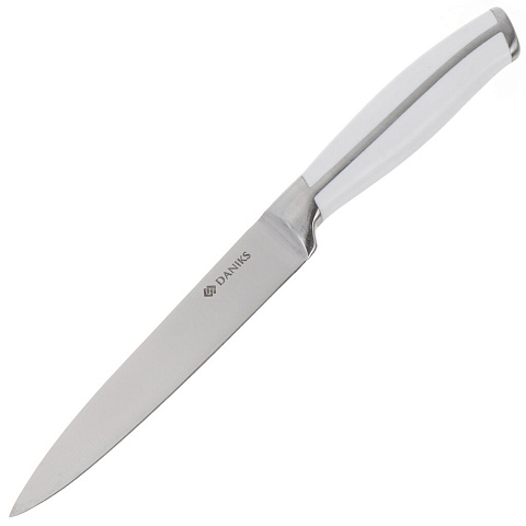 Нож кухонный Daniks, Branco, универсальный, нержавеющая сталь, 12.5 см, рукоятка пластик, JA20206272-4