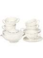 Набор чайный фарфор, 13 предметов, на 6 персон, 230 мл, Balsford, Грация Линар, 101-01079, подарочная упаковка - фото 3