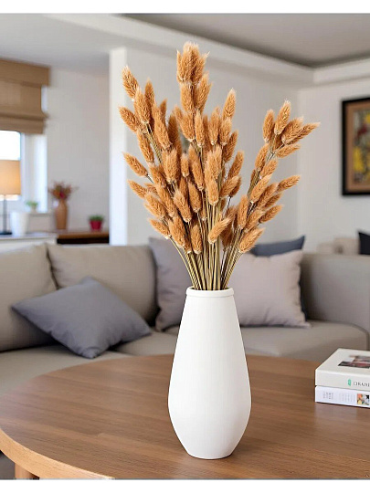 Цветок искусственный декоративный Колосья, 50-60 см, Y4-7968