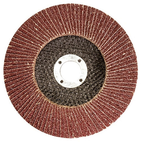 Круг лепестковый торцевой, P 100, 125 х 22,2 мм, Matrix, 74047