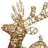 Фигурка декоративная Олень с санями, 60 см, 100 LED, 220 В, Y4-4118 - фото 6