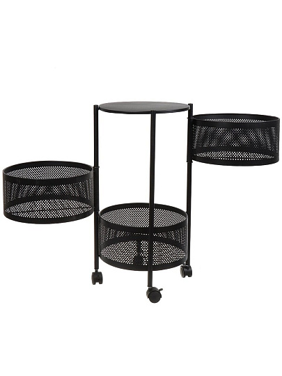 Полка универсальная, железо, 4 секции, 34х30х60 см, круглая, Y9-248