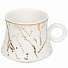Набор чайный керамика, 7 предметов, на 6 персон, 180 мл, на подносе, Белый мрамор, Y4-3750, подарочная упаковка - фото 2