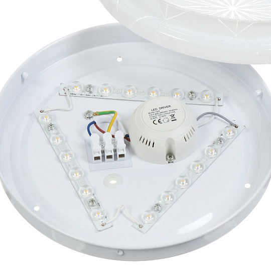 Светильник светодиодный, JazzWay, Astra-2, 18 Вт, 4000 К, 1380 Лм, IP20, 26х26х5.5 см, 5027008