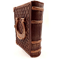 Копилка Символ Года Книга Конь, 21 см, гипс, G040-21-112K, шоколадно-бежевая - фото 3