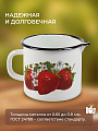 Кружка сталь, 1 л, Клубника садовая, Керченский металлургический завод, 40104-072/4, белая - фото 4