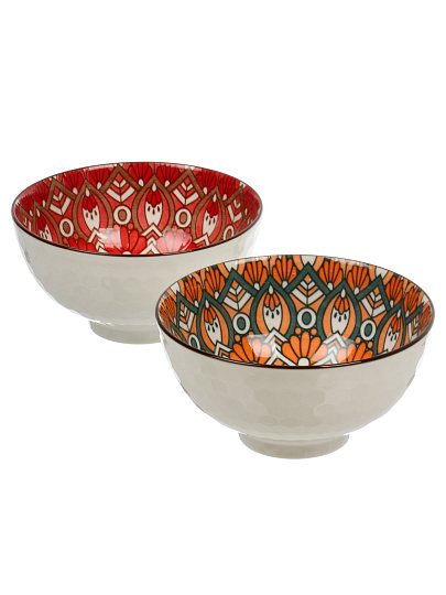 Набор салатников керамика, 2 шт, 11х5.5 см, 0.28 л, подарочная упаковка, B010386