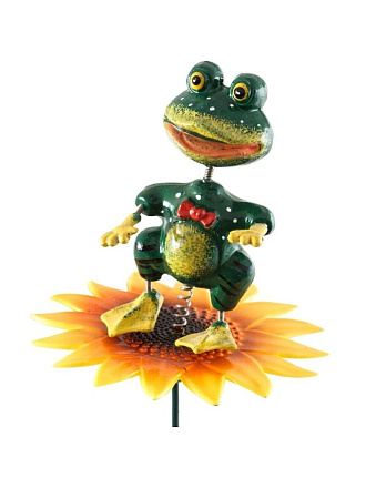 Штекер Лягушонок на цветке, 9х10 см, 1/24, AR 3057-5, в ассортименте