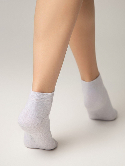 Носки жен, хлопок, CE 3DSOCKS, 000, св-сер, р.25-27, 24С-3СП, короткие